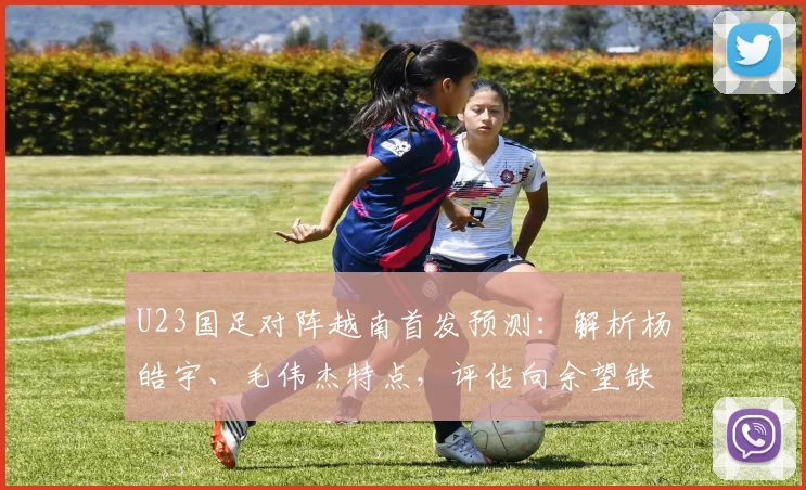 U23国足对阵越南首发预测：解析杨皓宇、毛伟杰特点，评估向余望缺阵影响